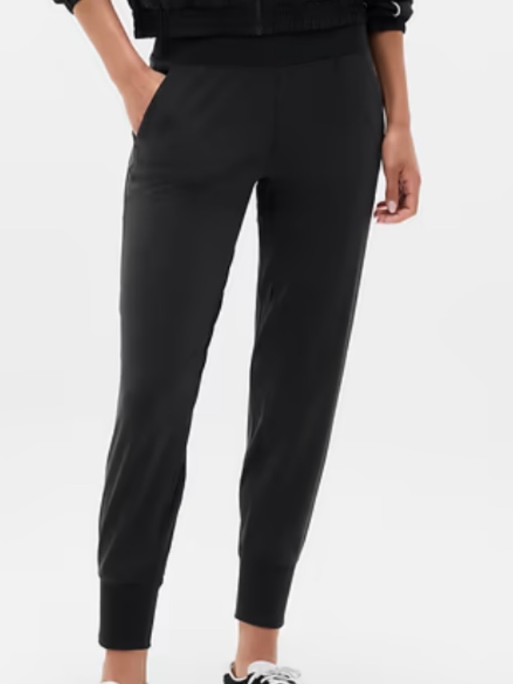 Athleta Venice high rise Black Track Jogger Pants